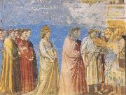 GIOTTO di Bondone The Marriage Procession of the Virgin